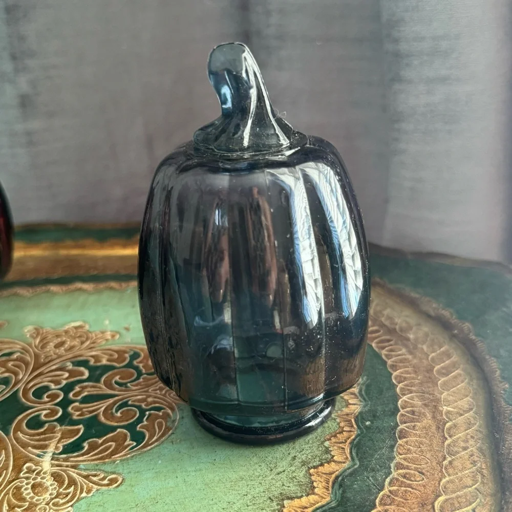 Target Bulleyes fluted, Glass 🎃 3/ Pumpkins 🎃 Decor